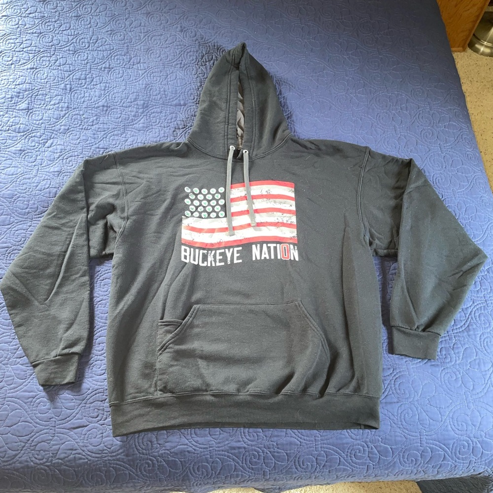 Ohio State Buckeye Nation black Hoodie